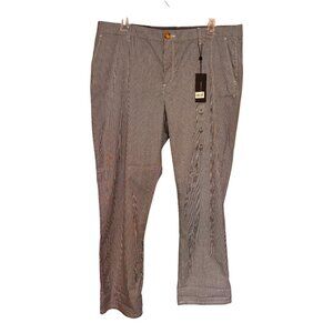 Tommy Hilfiger Heritage Chino Hampton Pants Women’s 16 Blue/White Striped